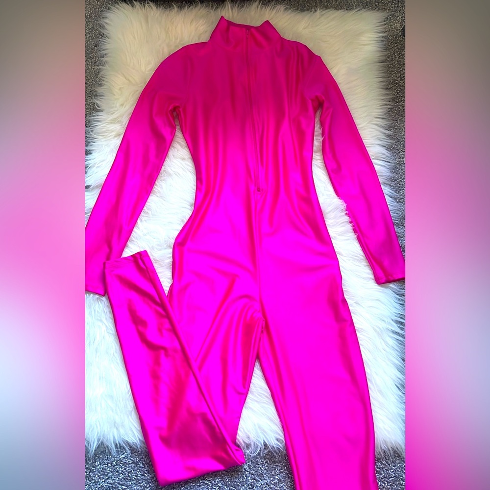 Jumpsuit, Color: Fuschia, Size: Medium